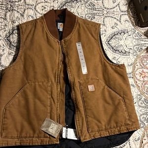 Cathartt quilt lined men’s vest new with tags